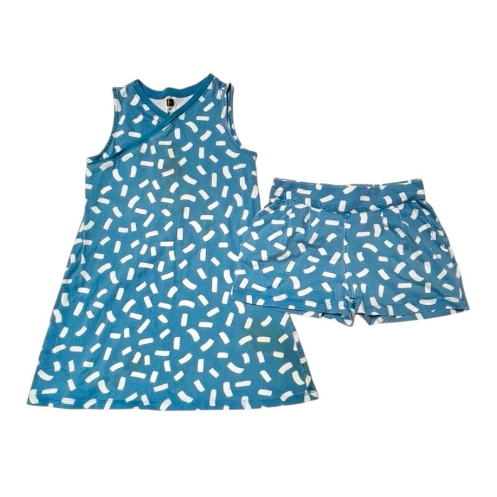 Tea Collection Brushstroke Dress and Shorts Bundle Size 5/6